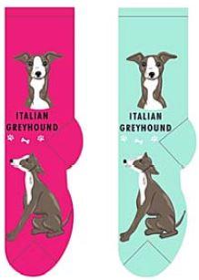 Italian Greyhound Canine Collection Socks  FCC-22