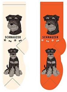 Schnauzer Canine Collection Socks  FCC-33