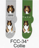 Collie Canine Collection Socks   FCC-34  ON SALE NOW