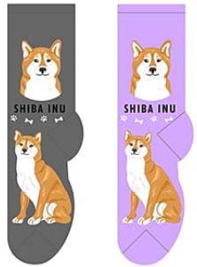 Shiba Inu Canine Collection Socks  FCC-35