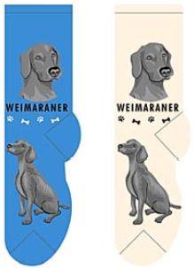 Weimaraner Canine Collection Socks  FCC-40