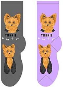 Yorkie Canine Collection Socks  FCC-41