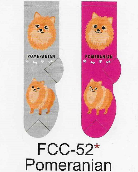 Pomeranian Canine Collection Socks   FCC-52