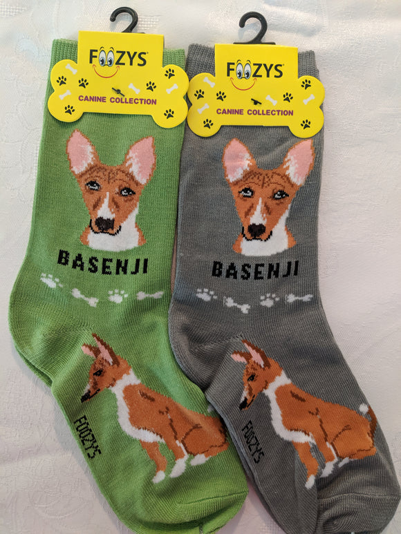 Basenji Canine Collection Socks   FCC-56