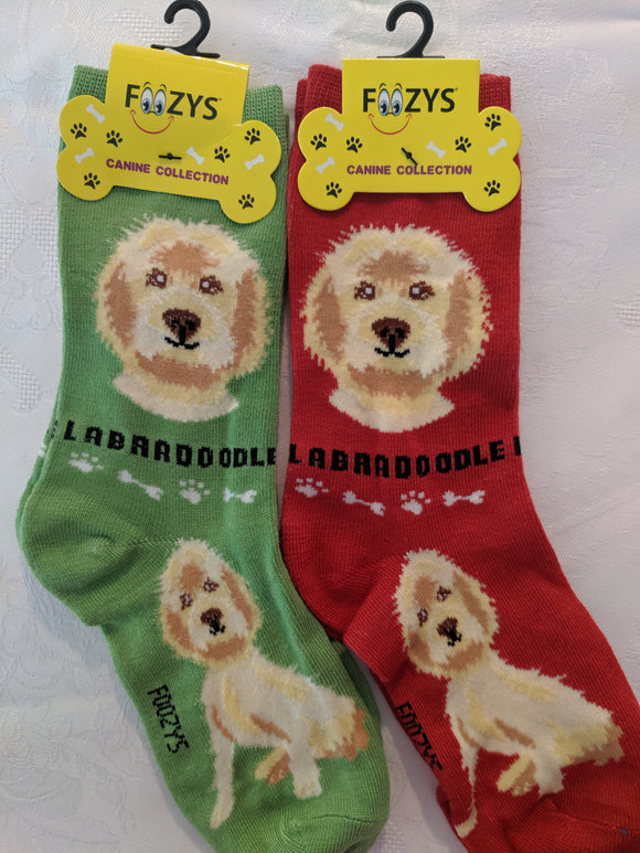 Labradoodle Canine Collection Socks   FCC-59