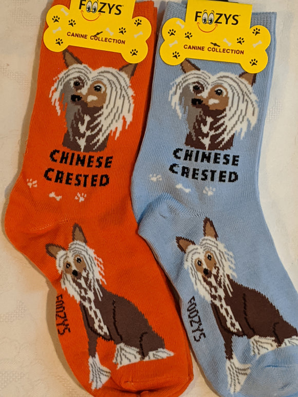 Chinese Crested Canine Collection Socks   FCC-67