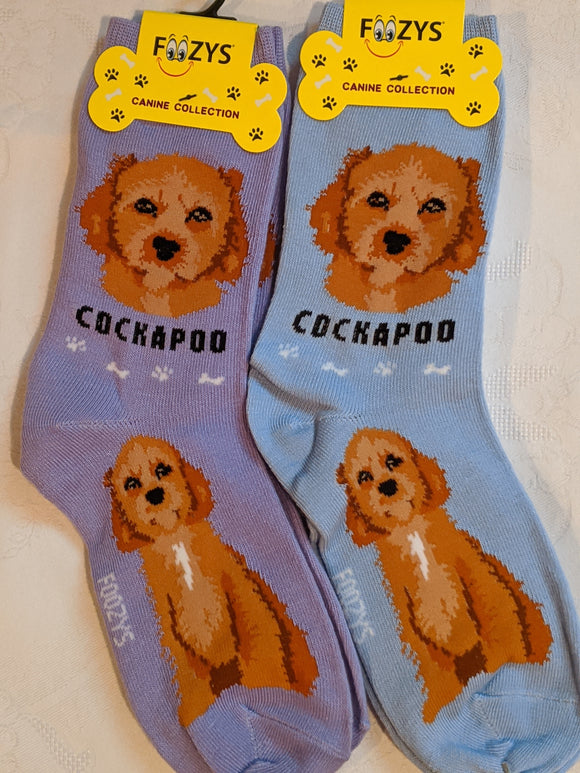 Cockapoo Canine Collection Socks   FCC-72