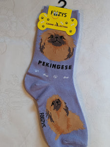 Pekingese Canine Collection Socks   FCC-74