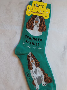 Springer Spaniel Canine Collection Socks   FCC-75