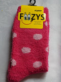 Fluffy / Fuzzy DOTS Collection Socks  FF-04