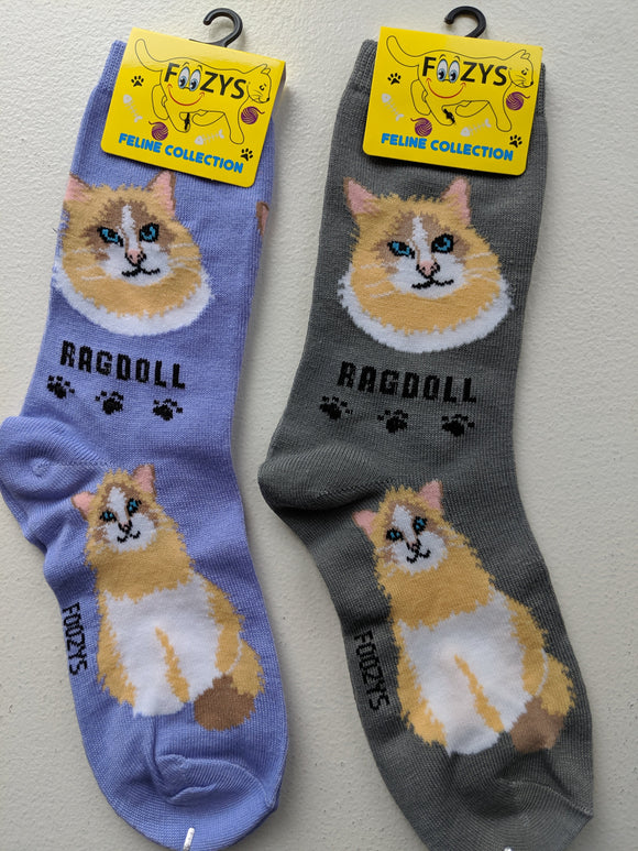 Ragdoll Feline Collection Socks   FFC-16