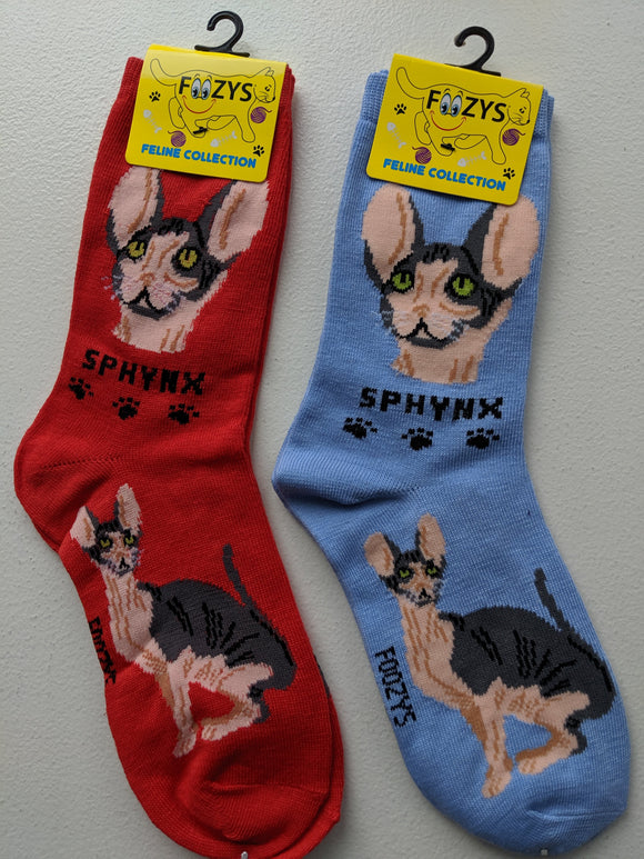 Sphynx Feline Collection Socks   FFC-21