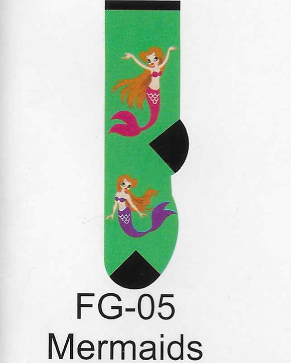 Mermaids Kids Socks FG-05