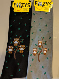 Owl Family Tree KNEE HIGH Socks  FK-03