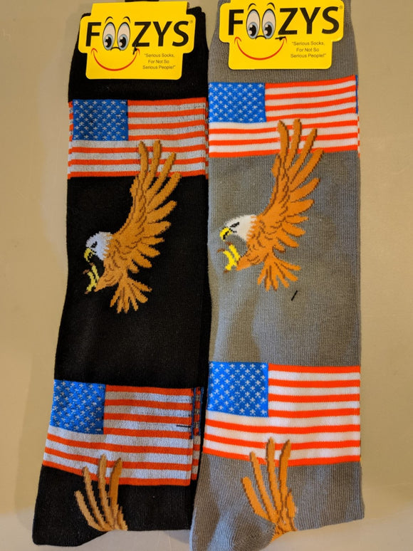 American Flag & Eagle KNEE HIGH Socks   FK-35