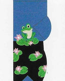 Frog On Lily Pad No Show Socks  FL-21