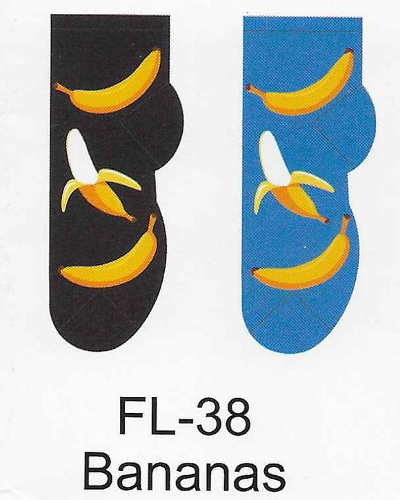 Bananas No Show Socks   FL-38