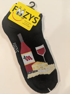 Wine & Cheese Time No Shows / Low Cut Socks  FL-51