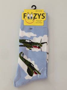 Fighter Planes Men's Socks   FM-102