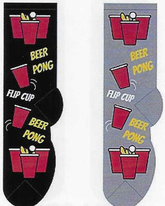 Beer Pong Men's Socks   FM-20
