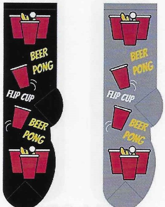 Beer Pong Men's Socks   FM-20