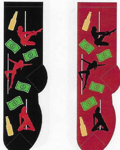 Stripper Pole Dancer Men's Socks  FM-23