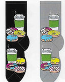Donuts & Coffee To Go Men's Socks  FM-36  ON SALE NOW