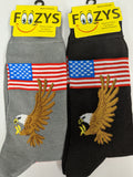 American Flag & Eagle Men's Socks   FM-54