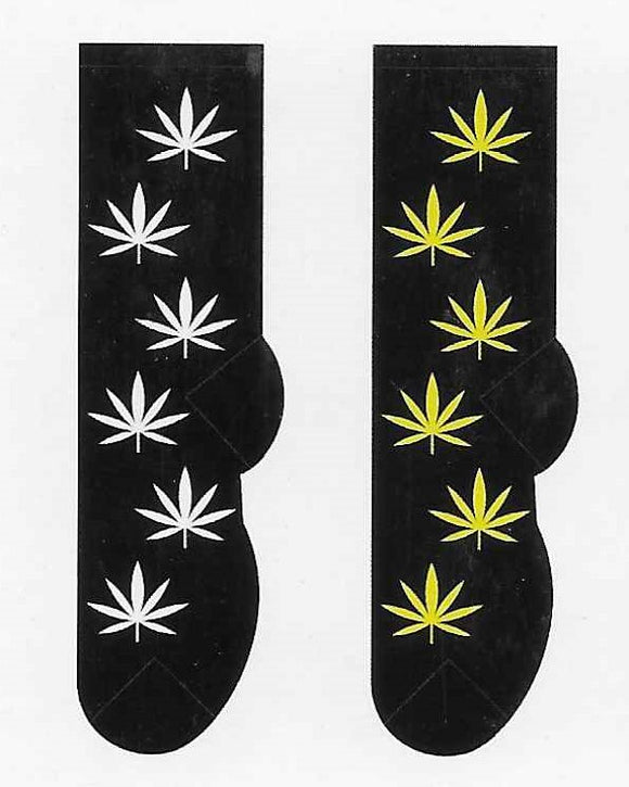 Cannabis Weed / Pot Men's Socks   FM-64