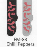 Chilli Peppers Men's Socks  FM-83