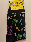 Musical Notes Men's Socks  FM-93