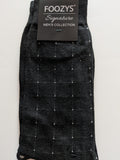 Men's Signature Collection Dress Socks with Large Rectangular Squares  FSM-2