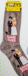 Game Over Wedding Men's Socks   FM-62