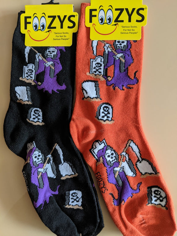 Ghosts & Tombstones Halloween Socks  WH-01